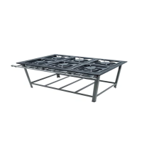 FOGÃO INDUSTRIAL 6 BOCAS 40X40CM DUPLO 3 SIMPLES GÁS GLP
