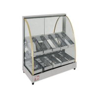 VITRINE EXPO. AQUECIDA 8 BANDEJAS 60X45X37 220W